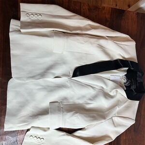 Endless Rose Women's XL Ivory‎ Blazer Jacket Long Sleeve Formal